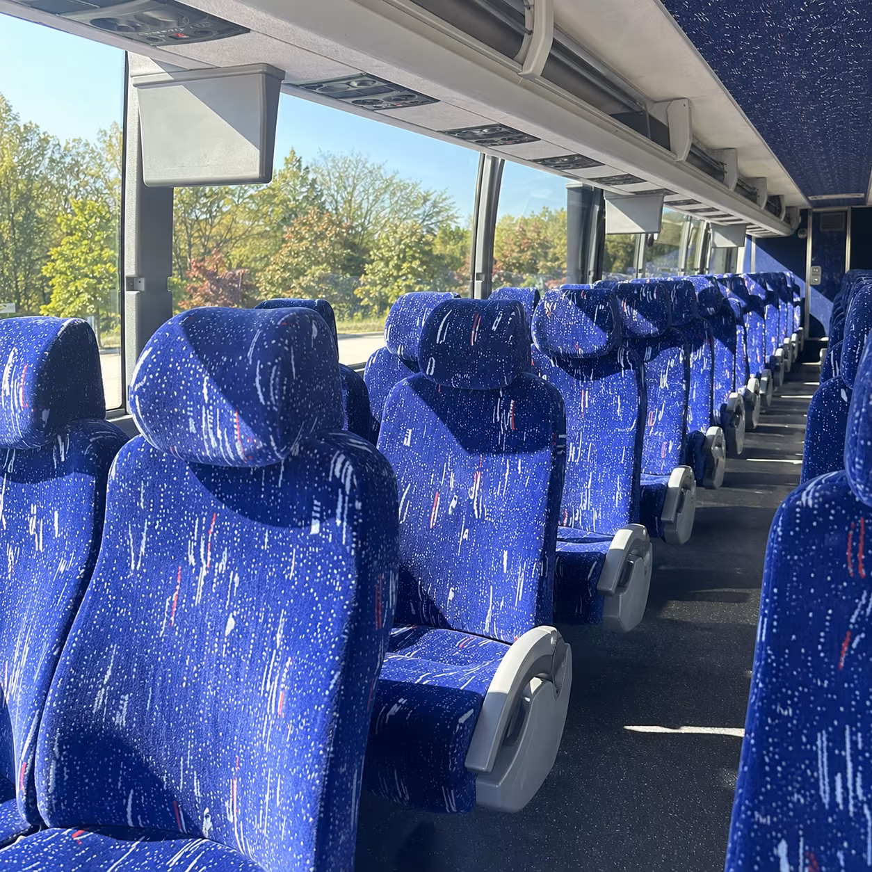 sandy springs charter bus interior