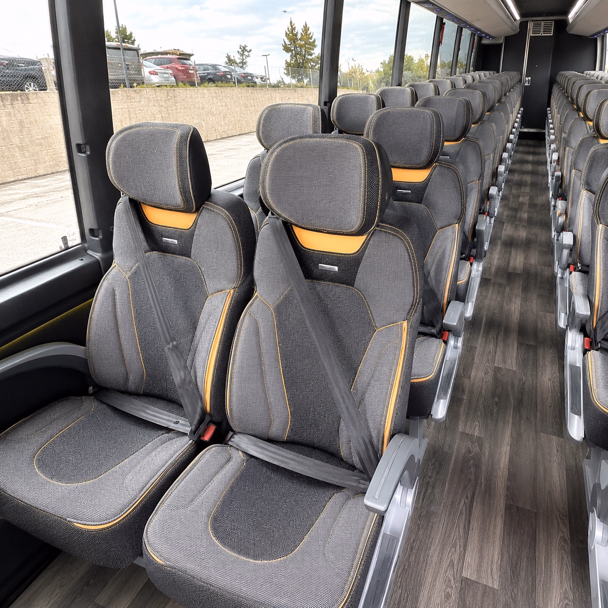 sandy springs charter bus services interior