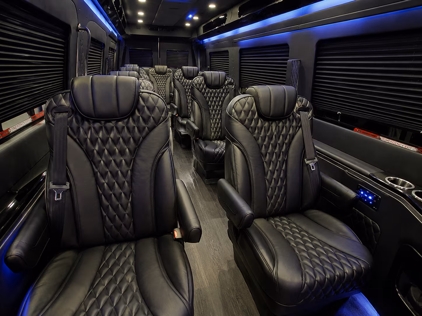 sandy springs private event transportation onboard seating