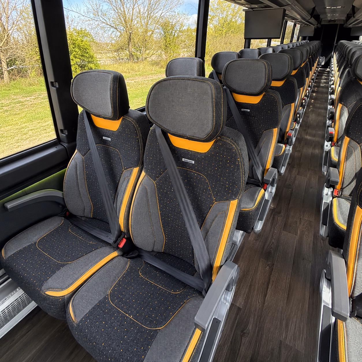 sandy springs sporting event transportation onboard seating