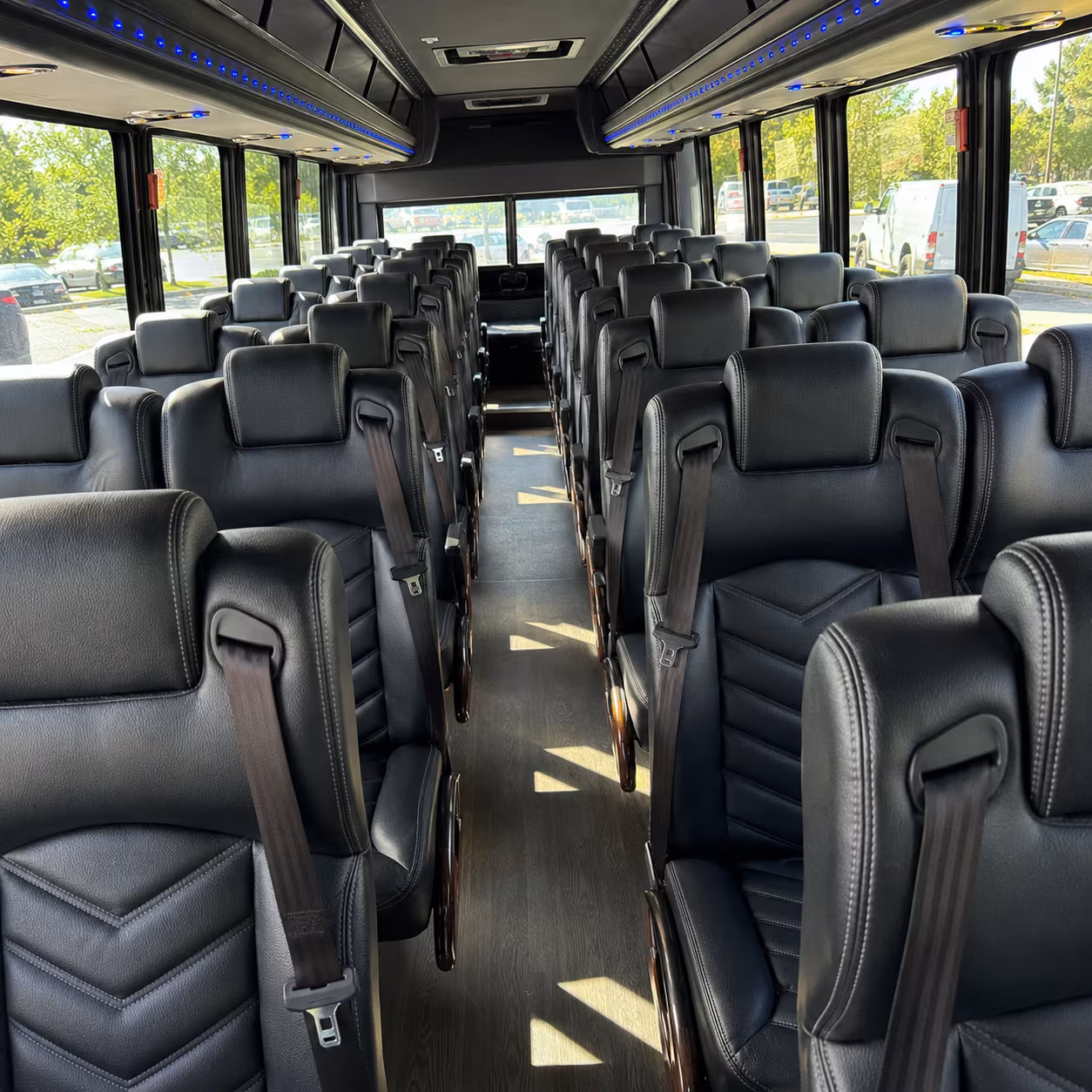 sandy springs wedding transportation onboard seating
